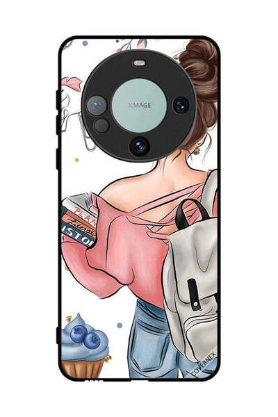 Covernex غطاء حماية لهاتف هواوي ميت 60 مطبوع عليه رسومات يد فتاة