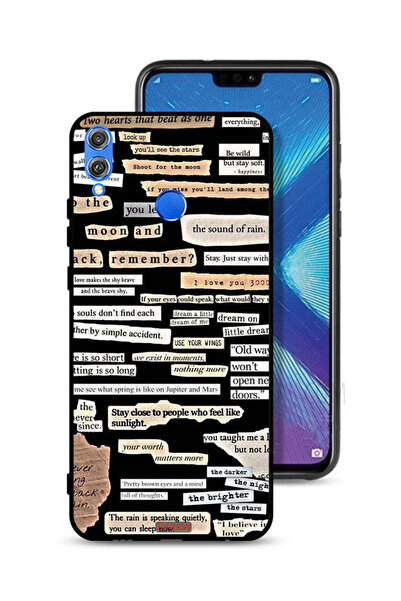 Tolwak غطاء حماية لهاتف Honor 8X مع ملصقات اقتباسات