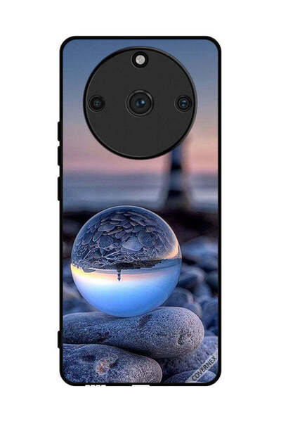 Covernex غطاء حماية لهاتف Realme 11 Pro، تصوير رائع للطبيعة في زجاج دائري