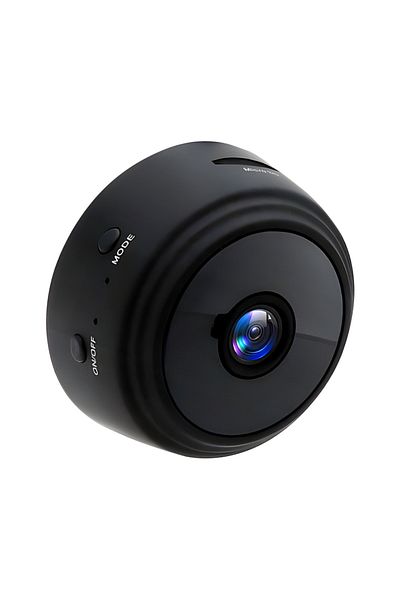 divendi-ro Mini digital camera FullHD, 640px, 3h recording, built-in microphone, night vision - Black