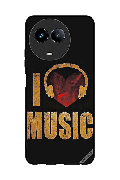 Covernex غطاء حماية لهاتف Realme 11 5G Vintage I Love Music