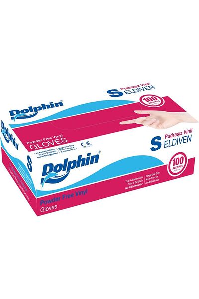 Mena Rise Şirinshop White Vinyl Gloves Powder Free S 100 Pieces 1108107