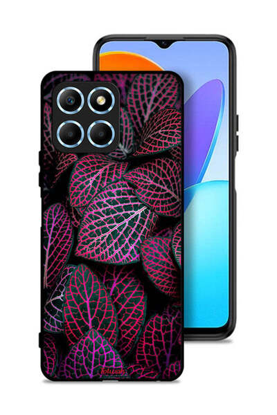 Tolwak غطاء حماية لهاتف Honor X6 بنقشة أوراق سالجا