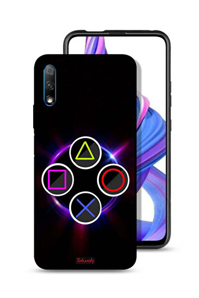 Tolwak غطاء حماية لهاتف Honor 9X (الصين) بتصميم لعبة الحبار