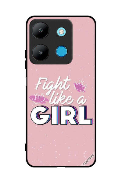 Covernex غطاء حماية لهاتف Infinix Smart 7 Fight Like A Girl