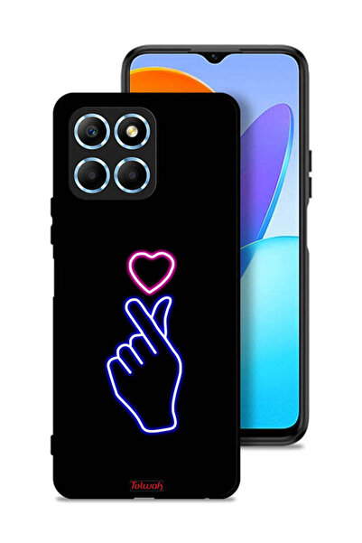 Tolwak غطاء حماية لهاتف Honor X6 بتصميم قلب سريع
