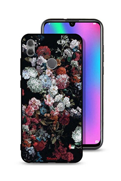 Tolwak غطاء حماية لهاتف Honor 10 Lite بنقشة الورود العتيقة