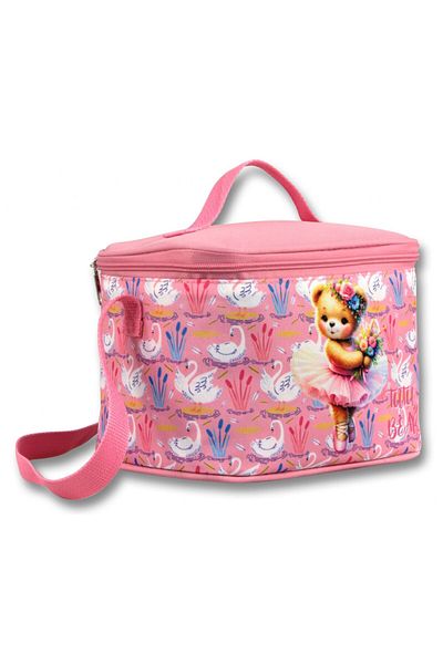 ÜMİT ÇANTA Ümit Çanta 5001 Thermal Insulated Girl's Lunch Box (Ballerina Teddy Bear Printed, Pink Color)