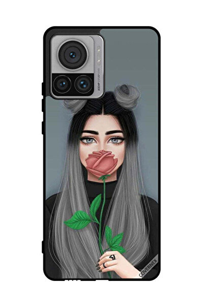 Covernex غطاء حماية لهاتف موتورولا إيدج 30 - تصميم فتاة لطيفة للغاية
