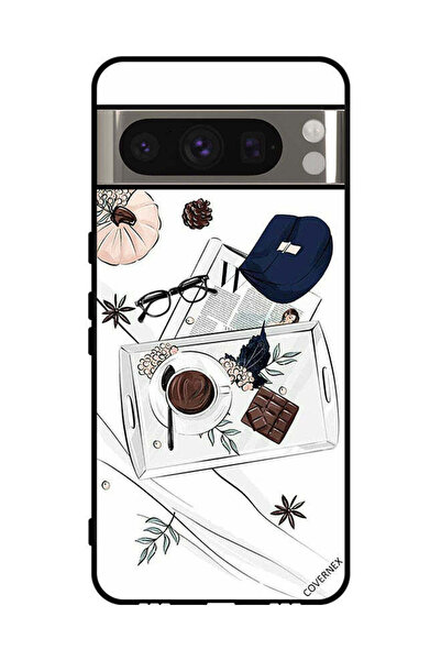 Covernex غطاء حماية لهاتف Google Pixel 8 Pro - فن القهوة والشوكولاتة