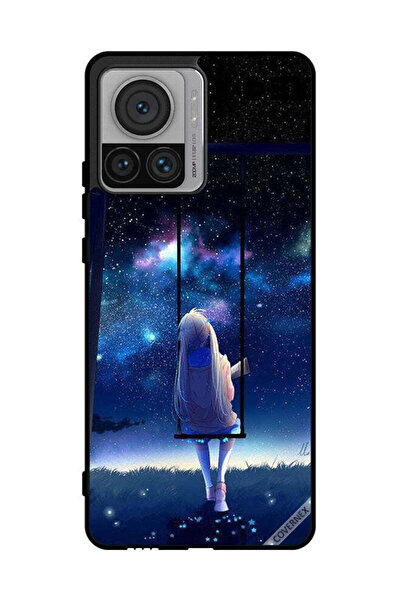 Covernex غطاء حماية لهاتف موتورولا موتو X30 برو فتاة حزينة