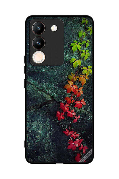 Covernex غطاء حماية لهاتف فيفو V29e بأوراق جميلة