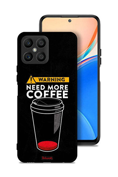 Tolwak Honor X8 4G Protective Case Cover Need More Coffee