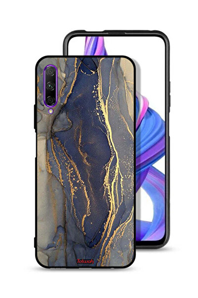 Tolwak غطاء حماية لهاتف هواوي Y9s بنمط رخامي لامع