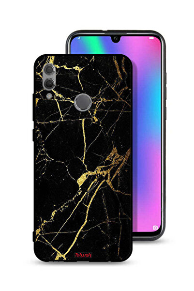 Tolwak غطاء حماية لهاتف Honor 10 Lite - رخامي متصدع