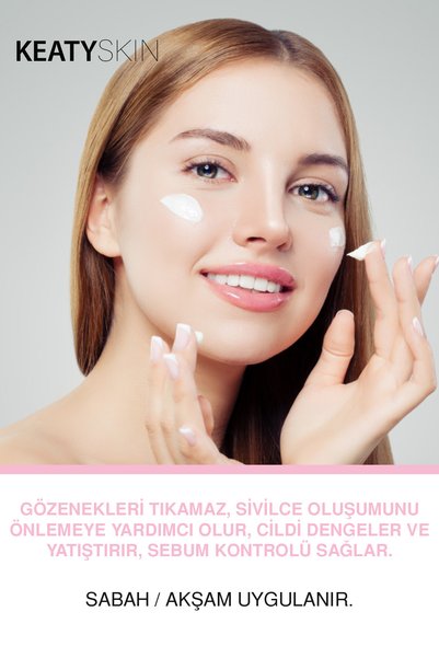 KEATY Oil-Free Moisturizing Cream |   For Acne-Prone Combination & Oily Skin |   Parlama Anti-Acne