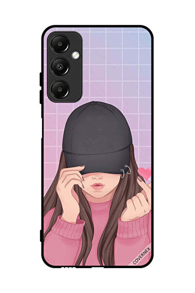 Covernex غطاء حماية لهاتف سامسونج جالاكسي A05s - فتاة ذات قبعة سناب لوف