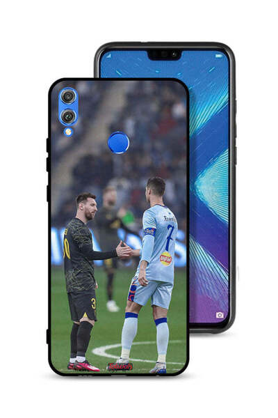 Tolwak غطاء حماية لهاتف Honor 8X ميسي ورونالدو