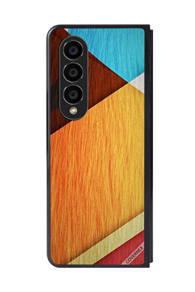 Covernex غطاء حماية لهاتف سامسونج جالاكسي زد فولد 4 بنسيج خشبي