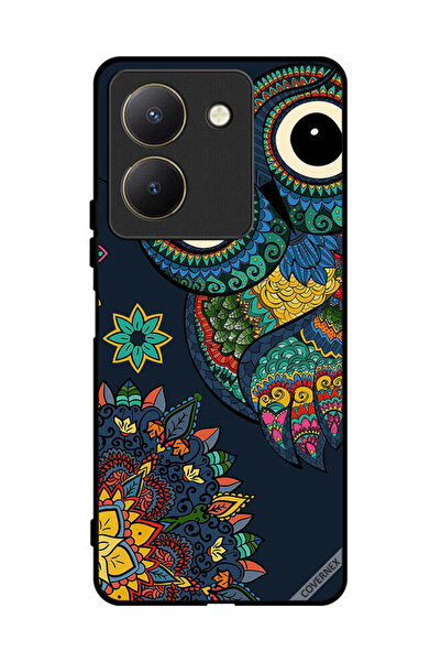 Covernex غطاء حماية لهاتف فيفو Y27s بتصميم بومة زهرية