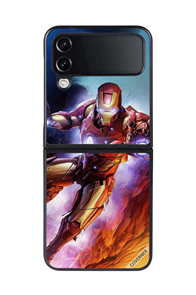 Covernex غطاء حماية لهاتف سامسونج جالاكسي زد فليب 4 آيرون مان