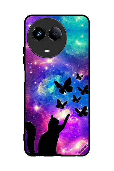 Covernex غطاء حماية لهاتف Realme 11 5G برسومات قطط وفراشات