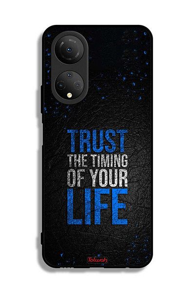 Tolwak Honor X7 Protective Case Cover Trust The Timing Of Your Life