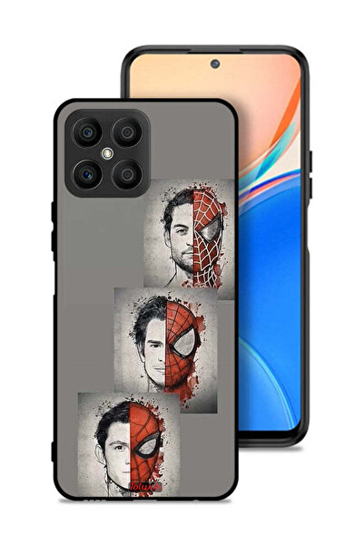 Tolwak غطاء حماية لهاتف Honor X8 4G برسومات سبايدر مان