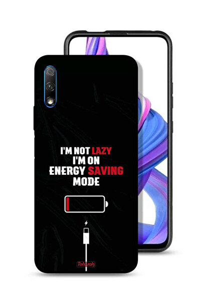 Tolwak غطاء حماية لهاتف Honor 9X (الصين) - أنا لست كسولاً، أنا في وضع توفير ا...