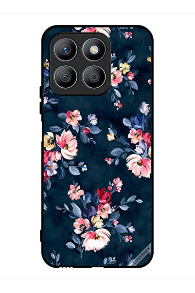 Covernex غطاء حماية لهاتف Honor X8b مزين بزهور مرسومة يدويًا
