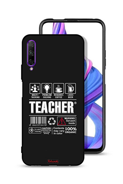 Tolwak غطاء حماية لهاتف Honor 9X Pro - ملصق المعلم