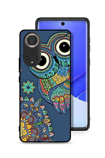 Tolwak غطاء حماية لهاتف Honor 50 بتصميم بومة زهرية