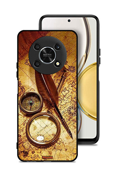 Tolwak غطاء حماية لهاتف Honor X30 5G بتصميم بوصلة عتيقة