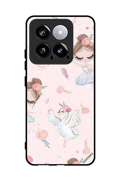 Covernex غطاء حماية لهاتف شاومي 14 دوللي فتاة وزهور