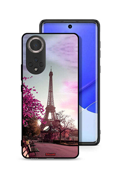 Tolwak غطاء حماية لهاتف Honor 50 بتصميم برج إيفل