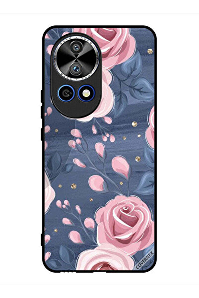 Covernex Protective Case Cover For Huawei nova 12 Pro Roses & Leaves Pattern
