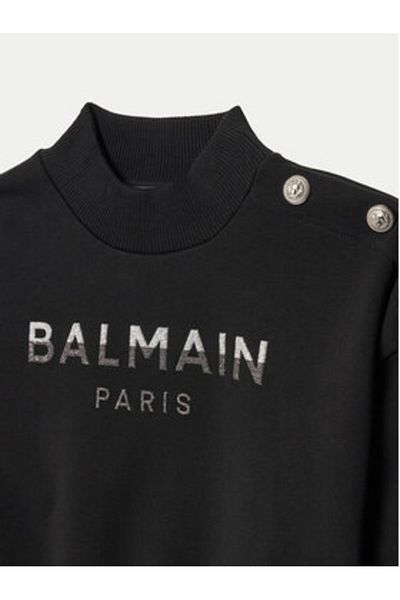 BALMAIN Hanorac pentru fete BV4A90-Z0081 Negru