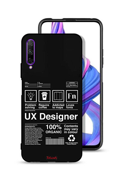 Tolwak Honor 9X Pro Protective Case Cover Ux Designer Sticker