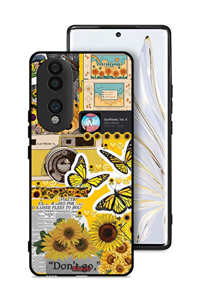 Tolwak غطاء حماية لهاتف Honor 70 مع اقتباسات وملصقات