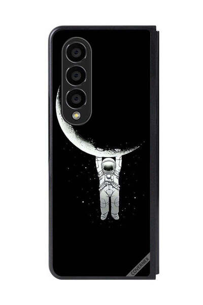 Covernex غطاء حماية لهاتف سامسونج جالاكسي زد فولد 4، صورة رائد فضاء معلق على ...