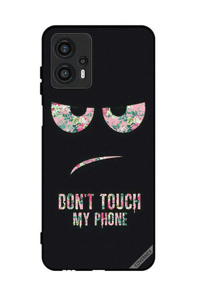 Covernex غطاء حماية لهاتف موتورولا موتو جي 13 - لا تلمس هاتفي - زهري