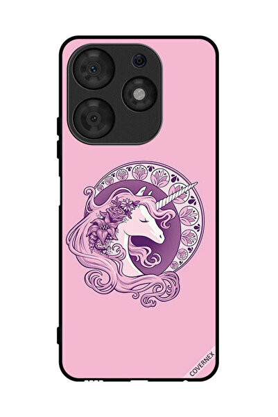 Covernex غطاء حماية لهاتف تكنو سبارك 10 برو - رسمة يونيكورن