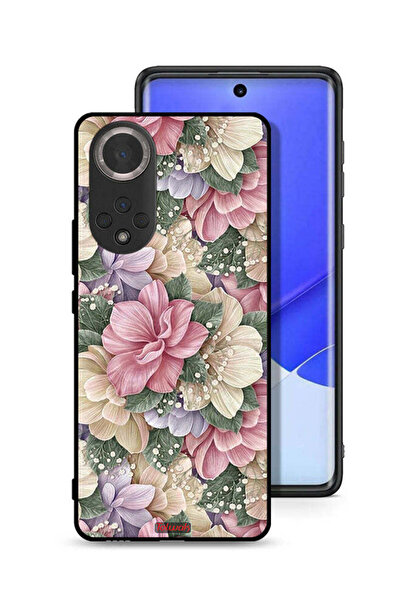 Tolwak غطاء حماية عالي الجودة مزين بالزهور لهاتف Honor 50