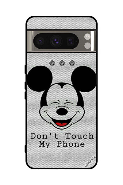 Covernex غطاء حماية لهاتف جوجل بيكسل 8 برو - لا تلمس هاتفي - ميكي