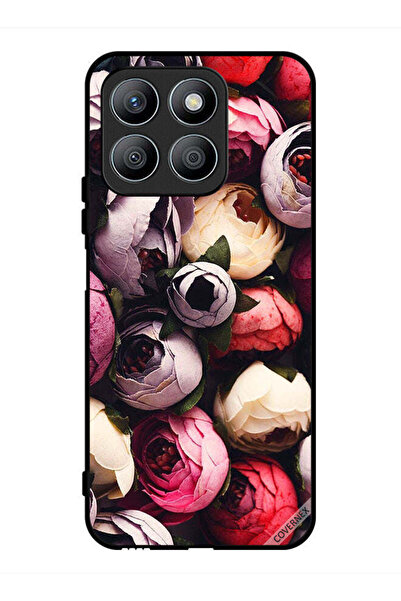 Covernex غطاء حماية لهاتف Honor X8b - وردي داكن مخروطي