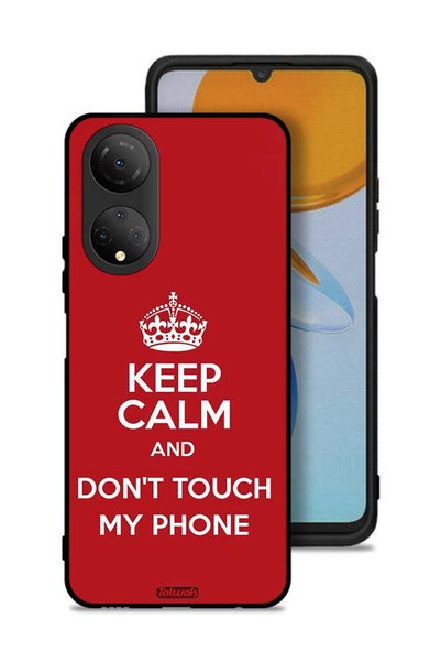 Tolwak Honor X7 Protective Case Cover Keep Calm And Dont Touch My Phone