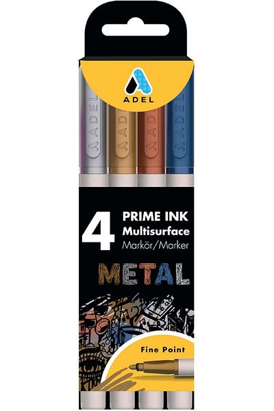 Mena Rise Sirinshop Prime Ink Multisurface 4 Metallic Marker 1108107