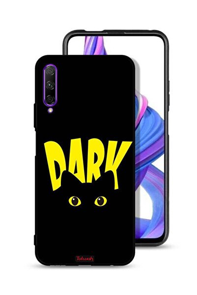 Tolwak Honor 9X Pro Protective Case Cover Dark Cat