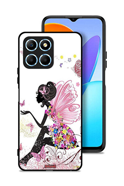 Tolwak غطاء حماية لهاتف Honor X8 5G بتصميم فتاة الفراشة
