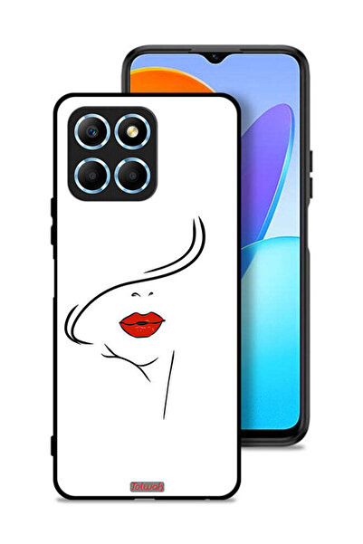 Tolwak غطاء حماية لهاتف Honor X8 5G برسومات وجه فتاة